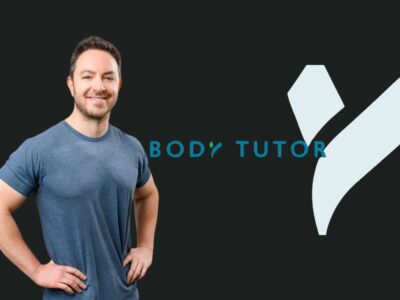 Headshot of Adam Gilbert with MyBodyTutor logo