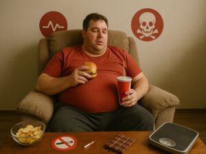 A man who is depicting the danger of comfort